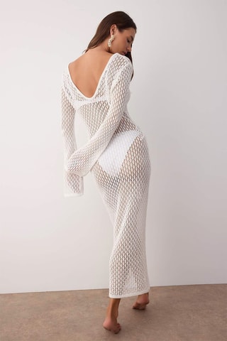 Robe fourreau - Blanc