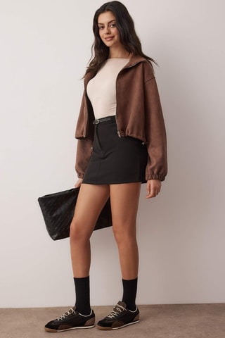 Jupe-short - Noir