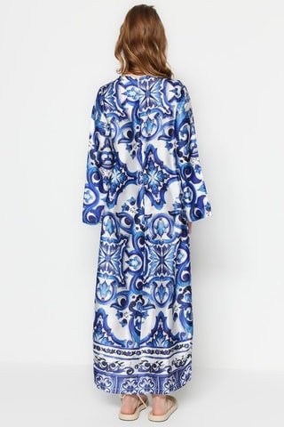 Robe longue - Bleu