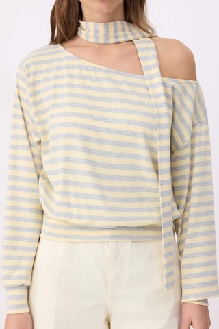 Blouse - Jaune et gris