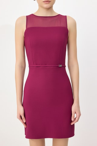 Robe fourreau - Violet