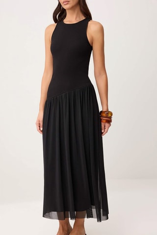 Robe midi - Noir