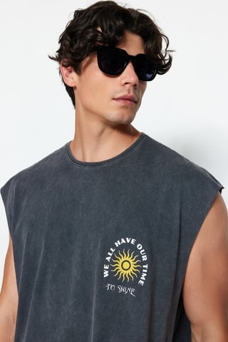 T-shirt oversize - Gris