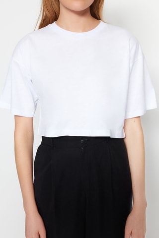 T-shirt relaxed - Blanc