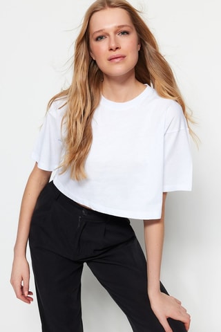 T-shirt relaxed - Blanc