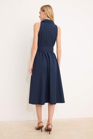 Robe chemise - Bleu marine