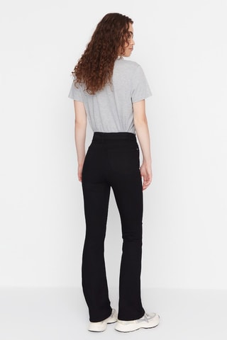 Jean flare taille haute - Noir