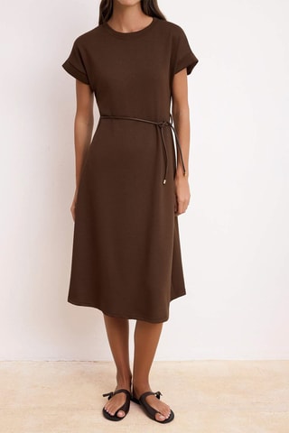 Robe droite - Marron