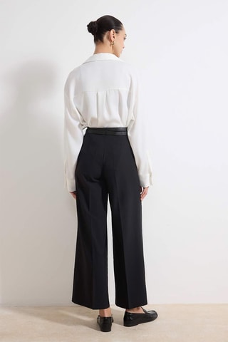 Pantalon wide legs - Noir