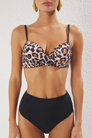 Maillot 2 pièces taille haute - Multicolore