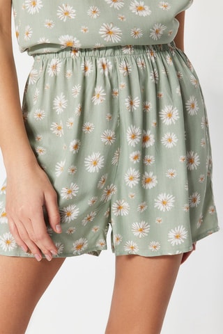 Pyjama - Blanc, beige et vert