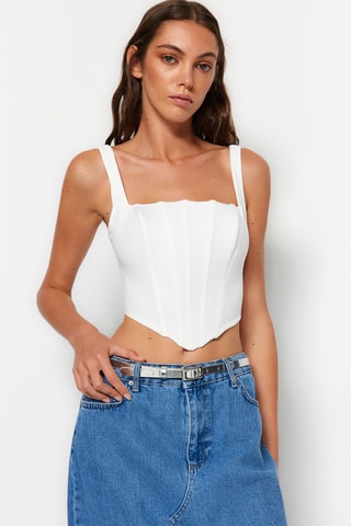 Crop top - Écru
