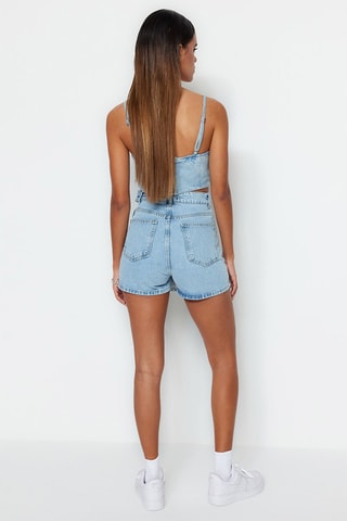 Minijupe en jean - Bleu