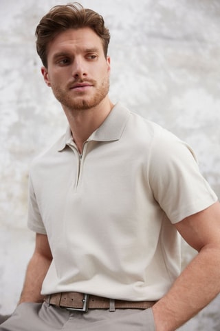 Polo regular - Beige