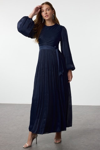 Robe longue - Bleu