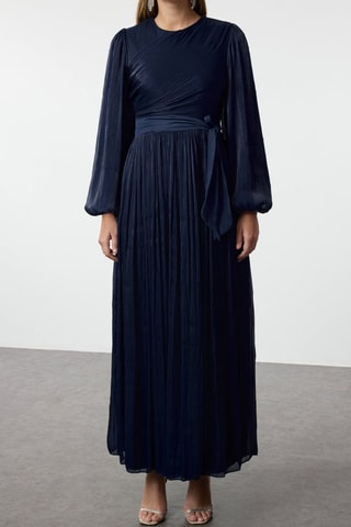 Robe longue - Bleu