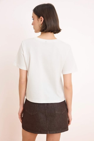 T-shirt regular - Écru