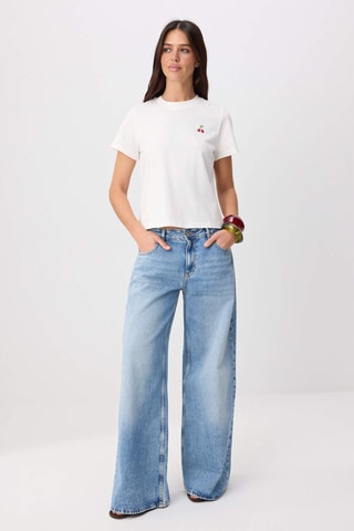 T-shirt regular - Écru