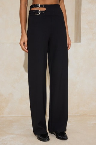 Pantalon wide legs - Noir