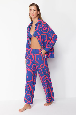 Chemisier et pantalon - Bleu