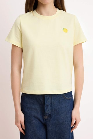 T-shirt regular - Jaune