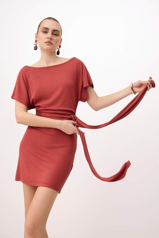 Robe patineuse - Orange
