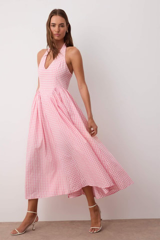 Robe midi - Rose