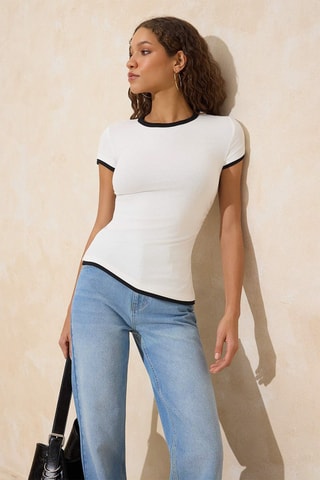 T-shirt - Écru