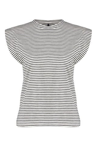 T-shirt regular - Blanc et noir