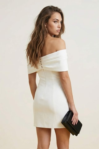 Robe fourreau - Blanc