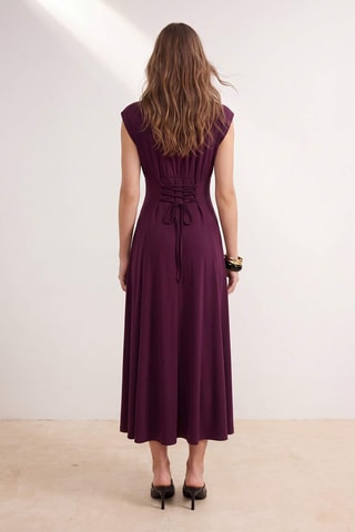 Robe midi - Violet