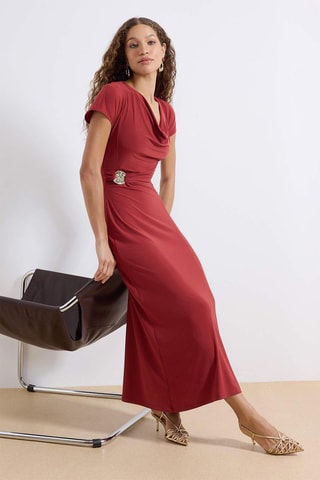 Robe longue - Orange