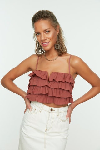 Blouse - Marron