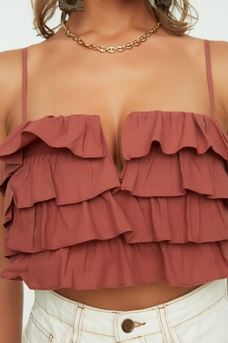 Blouse - Marron