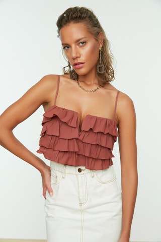 Blouse - Marron
