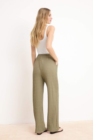 Pantalon wide legs - Kaki