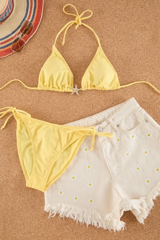 Maillot 2 pièces - Jaune