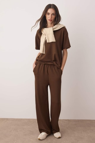 T-shirt et pantalon - Marron