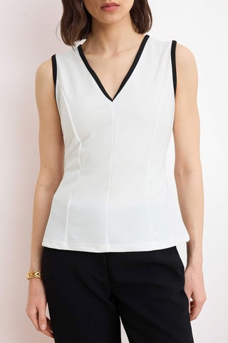Top - Blanc