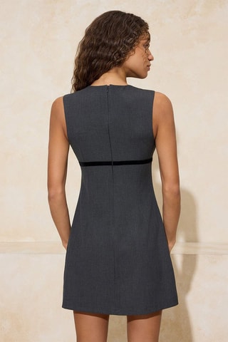Robe fourreau - Gris