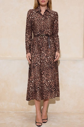 Robe chemise - Marron