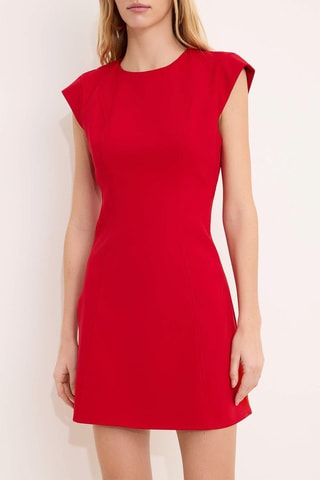 Robe droite - Rouge