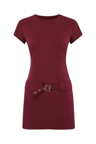 Robe droite - Rouge