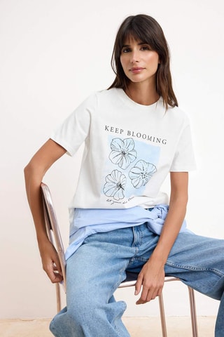 T-shirt regular - Blanc