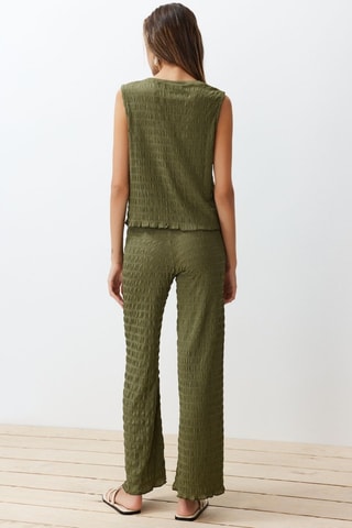 Top regular et pantalon regular - Vert