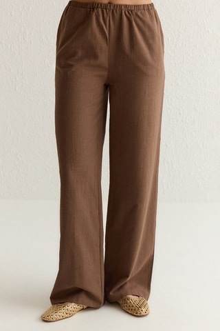 Top et pantalon - Marron