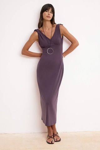 Robe longue - Violet
