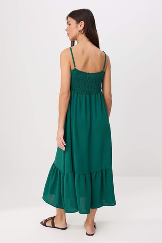 Robe midi - Vert