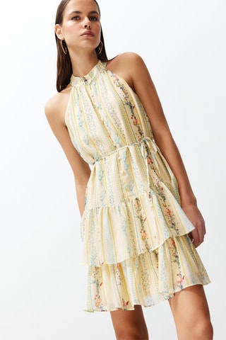 Robe - Jaune et vert