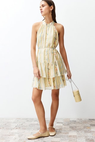 Robe - Jaune et vert